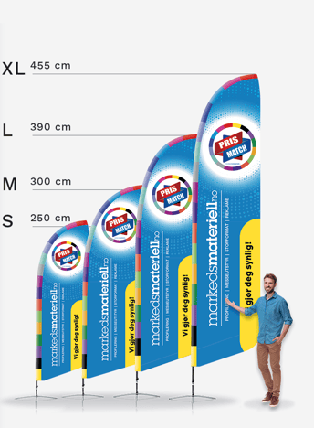 Beach flags Sizes